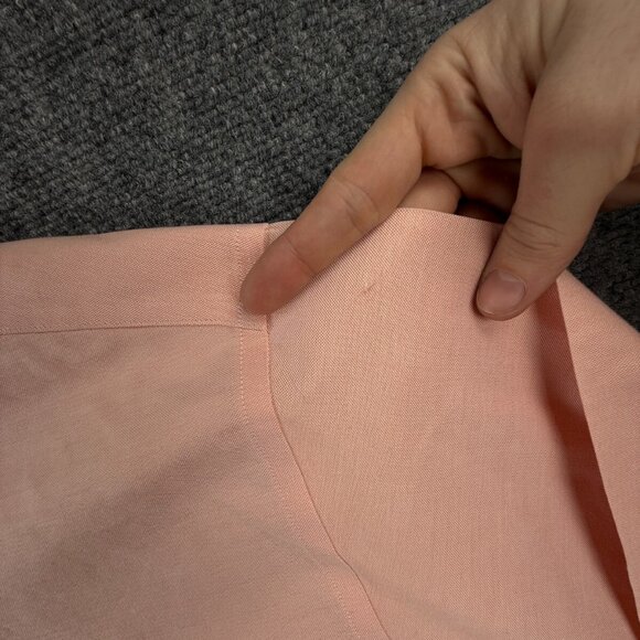 Brooks Brothers Button Up Shirt Cotton Long Sleeve Large Pink Oxford Non Iron - Picture 12 of 16